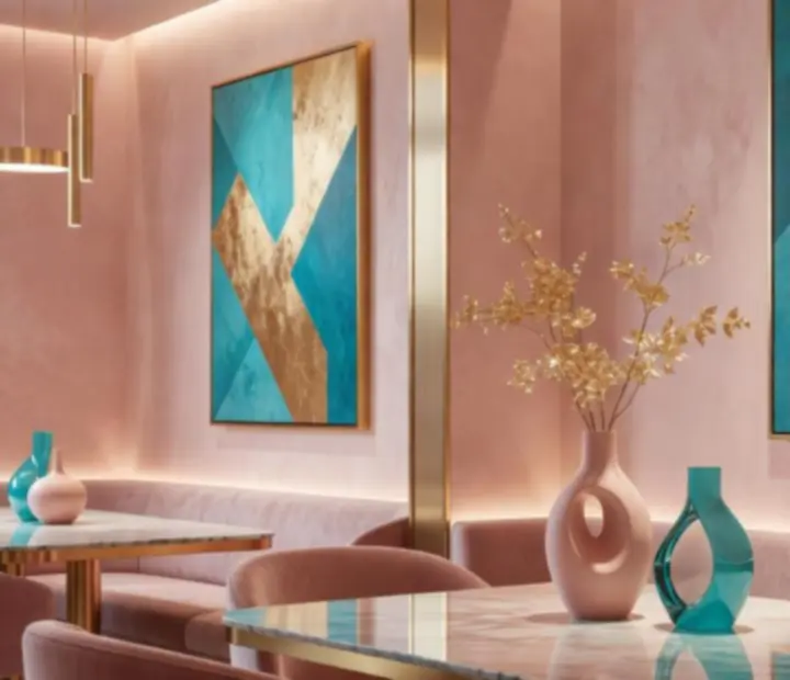 Detail moderního interiéru casino restaurace CeliaBet